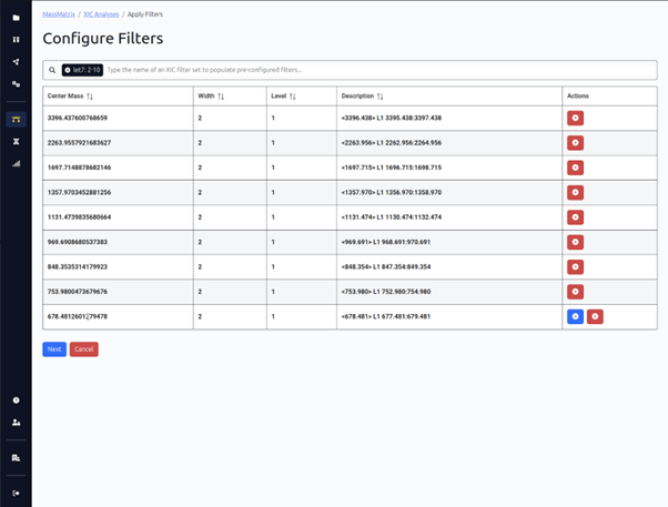 XIC Wizard with Automatic Charge-based Filter Generation